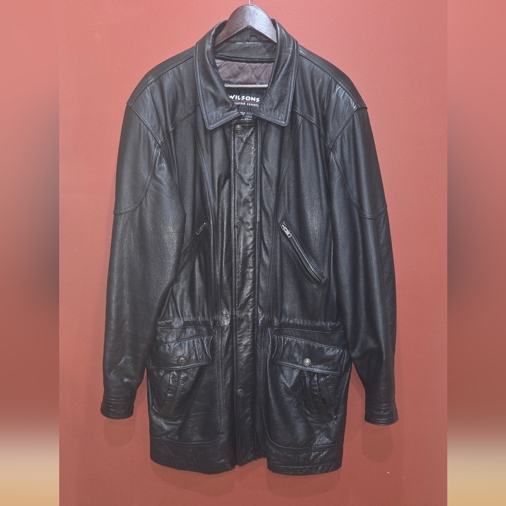 Wilsons Leather Black Field Jacket